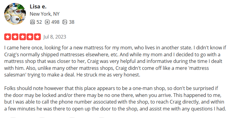 Yelp Review 6